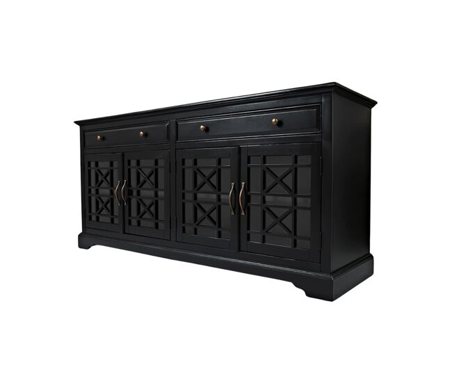 Aparador avola 178x49x82 negro