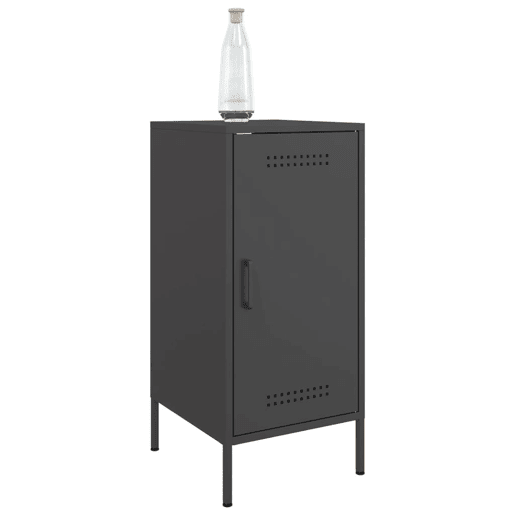 Aparadores - Bufetes - Móveis de apoio 2 pcs 36x39x79 cm aço preto pt5257 Aparadores - Bufetes - Móveis de apoio 2 pcs 36x39x79 cm aço preto pt5257