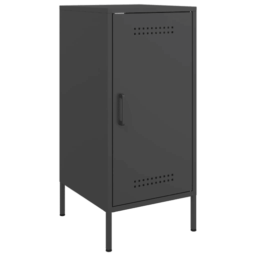 Aparadores - Bufetes - Móveis de apoio 2 pcs 36x39x79 cm aço preto pt5257 Aparadores - Bufetes - Móveis de apoio 2 pcs 36x39x79 cm aço preto pt5257
