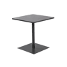 Mesa de jardim bistrô quadrada de aço, 2 lugares, Orea, Antracite, 70x70x73 cm