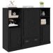 Aparador alto - Mueble de almacenamiento 3 pcs 132 Aparador alto - Mueble de almacenamiento 3 pcs 132 Blanco