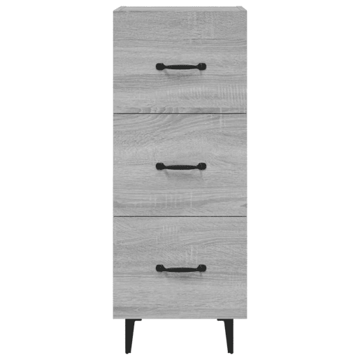 Aparador - Bufete - Móvei de apoio 34,5x34x90 cm derivados de madeira sonoma cinzento pt4435
