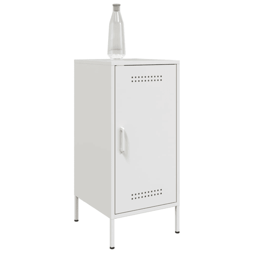 Aparadores - Bufetes - Móveis de apoio 2 pcs 36x39x79 cm aço branco pt5255