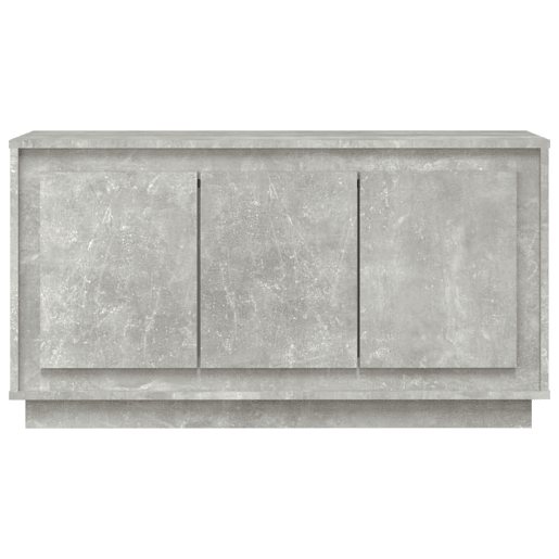 Aparador - Bufete - Móvei de apoio 102x35x55 cm derivados de madeira cinza-cimento pt2638