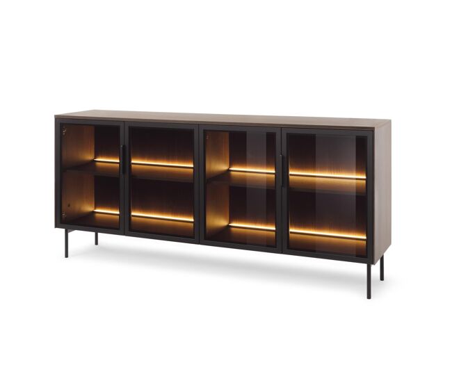 Aparador lumi 181x39x83 marrón