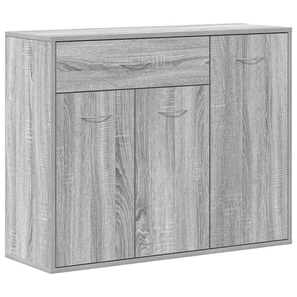 Aparador - Mueble de almacenamiento 88 Roble/ Gris