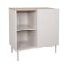 Aparador, mueble de almacenamiento de metal y decoración de 80 Aparador, mueble de almacenamiento de metal y decoración de 80 Beige