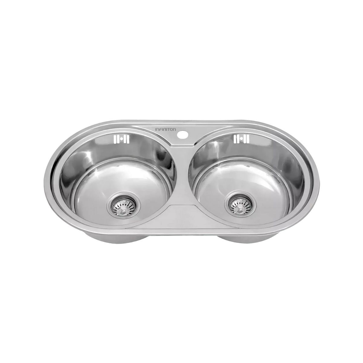 Fregadero Infiniton RealeC  sumideros satinado acero inoxidable