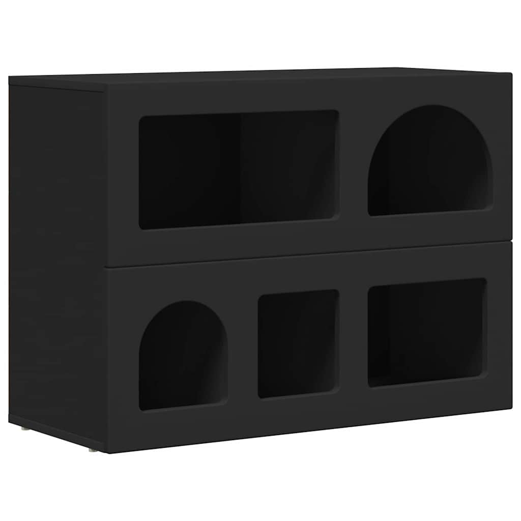 Aparador - Mueble de almacenamiento 80 Negro