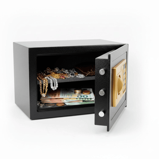 Cofre Digital 8,5L Nyana Home | Fechadura Eletrônica | Aço 2mm