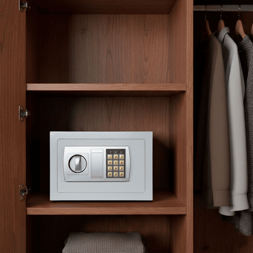 Cofre Digital 8,5L Nyana Home | Fechadura Eletrônica | Aço 2mm