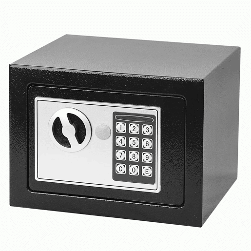 Cofre Segurança 4,5L Digital Nyana | Fechadura Electrónica + Chaves | Montagem Parede