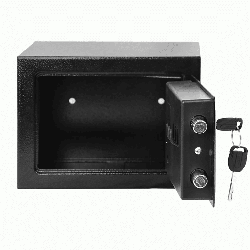 Cofre Segurança 4,5L Digital Nyana | Fechadura Electrónica + Chaves | Montagem Parede