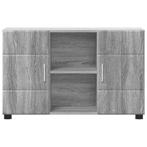Bufete - Móvei de apoio Cinza Sonoma 88,5 x 30,5 x 55,5 cm Madeira processada pt4082