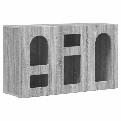 Bufete - Móvei de apoio Cinza Sonoma 100 x 35 x 59 cm Madeira processada pt4068