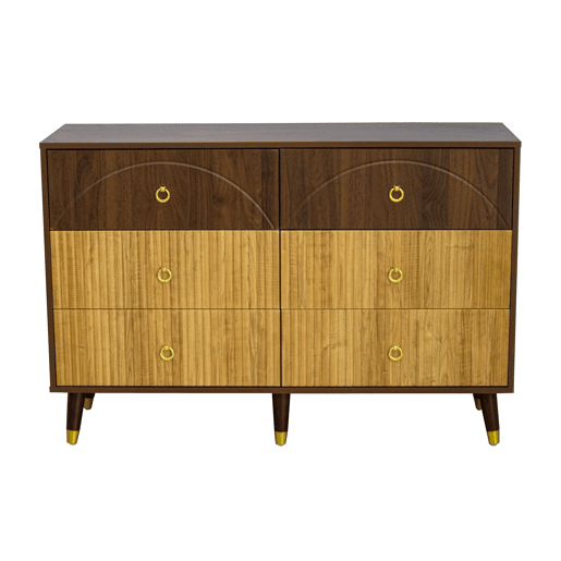 Aparador 120x40x81 cm - Móvel de arrumação moderno para sala de estarsala de jantarentrada - Natural
