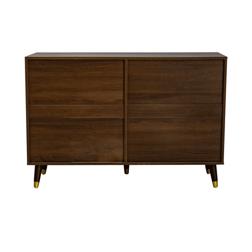 Aparador 120x40x81 cm - Móvel de arrumação moderno para sala de estarsala de jantarentrada - Natural