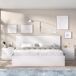 Conjunto de dormitorio Lago cama + mesitas Conjunto de dormitorio Lago cama + mesitas Blanco