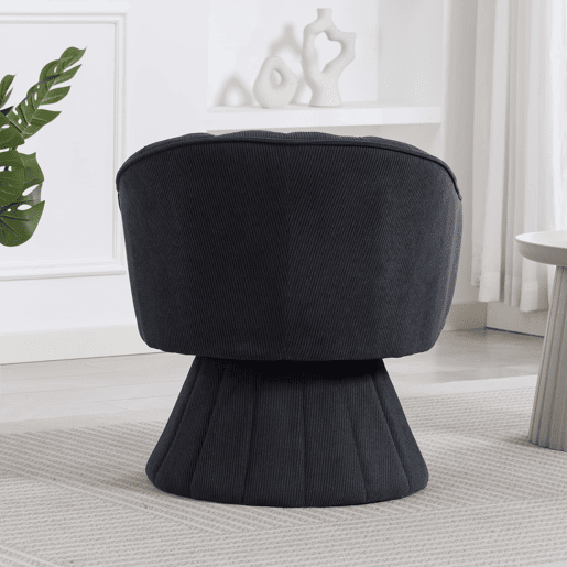 Cadeira de escritório 360° - Encosto ergonómico, apoios de braços envolventes, design moderno - Cinza escuro