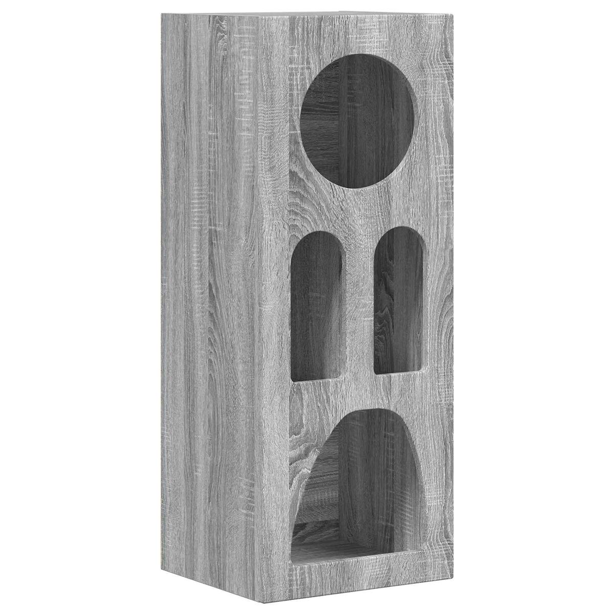 Aparador - Mueble de almacenamiento 40 Roble/ Gris