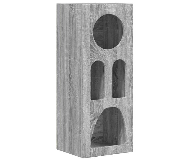 Aparador - mueble de almacenamiento gris sonoma 40 x 35 x 100.5 cm madera de ingeniería es4075