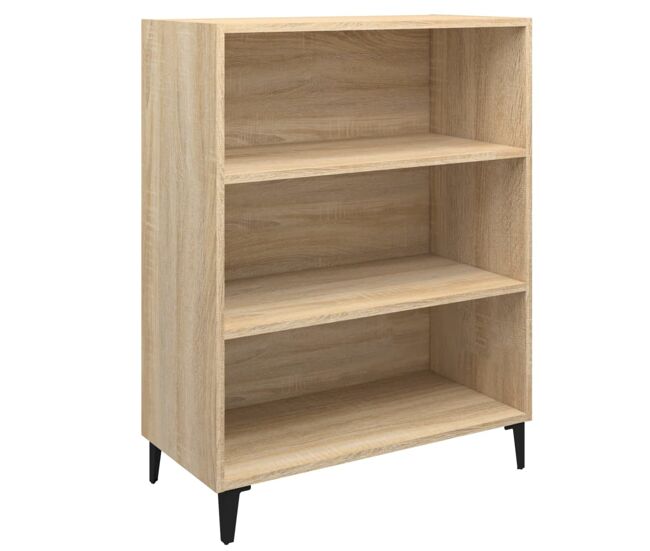 Aparador - mueble de almacenamiento de madera contrachapada roble sonoma 69,5x32,5x90 cm es3088