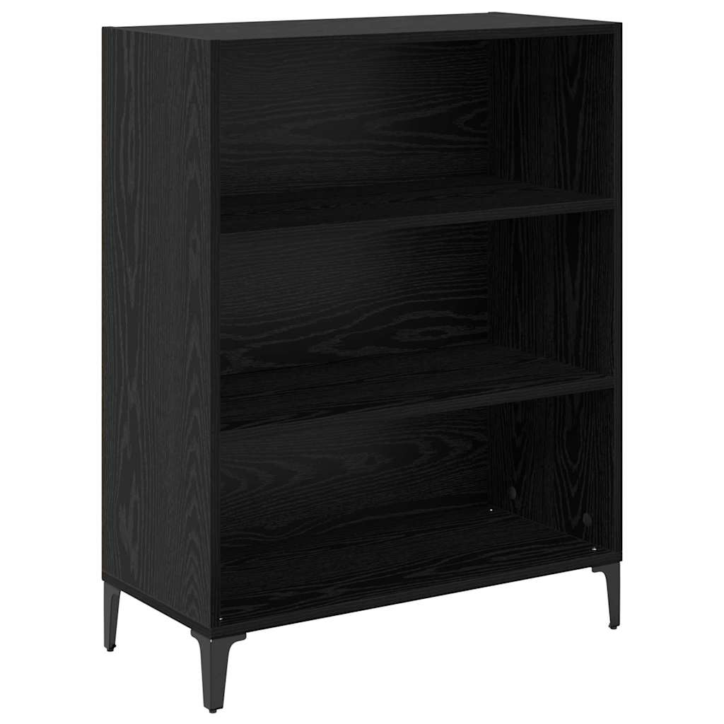 Aparador - Mueble de almacenamiento 69 Negro/ Madera