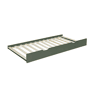 Gaveta da cama infantil Roya em madeira de pinho natural Verde - 190x94x19 cm