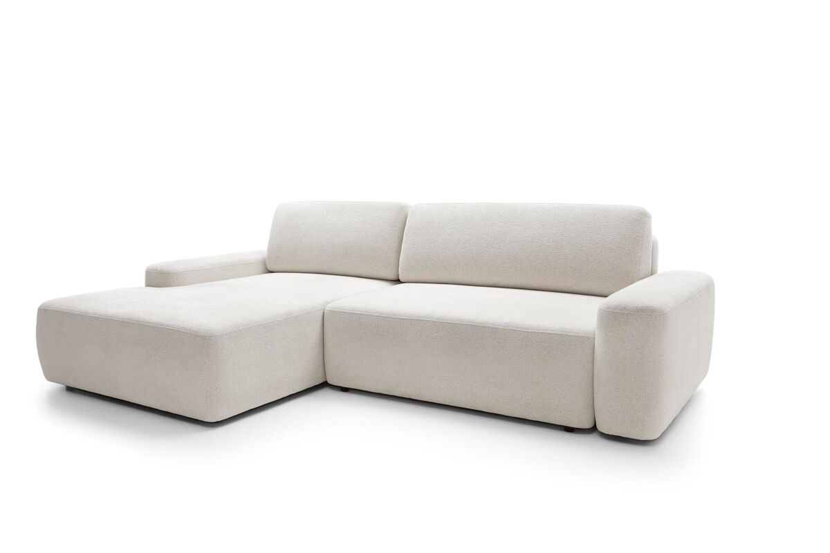 Sofá esquinero bouli 264x162x82 beige