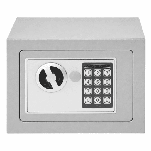 Cofre Segurança 4,5L Digital Nyana | Fechadura Electrónica + Chaves | Montagem Parede
