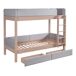 Cama litera Cama litera Gris