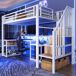 Cama alta para niños 255x95 Cama alta para niños 255x95 Blanco