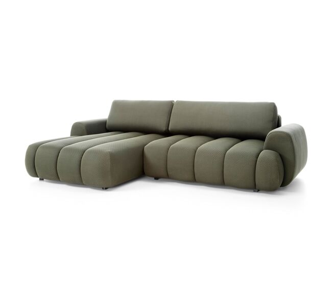 Sofá esquinero passo 272x168x81 verde