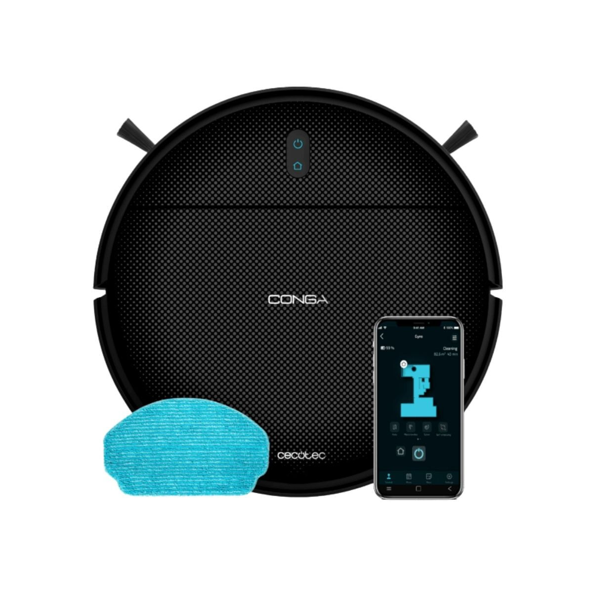 Robot aspirador Cecotec Conga M10 2000Pa base de carga