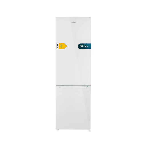 Cecotec FrigorÃfico combi estático branco com e capacidade de 262 l, classe E. Cecotec FrigorÃfico combi estático branco com e capacidade de 262 l, classe E.