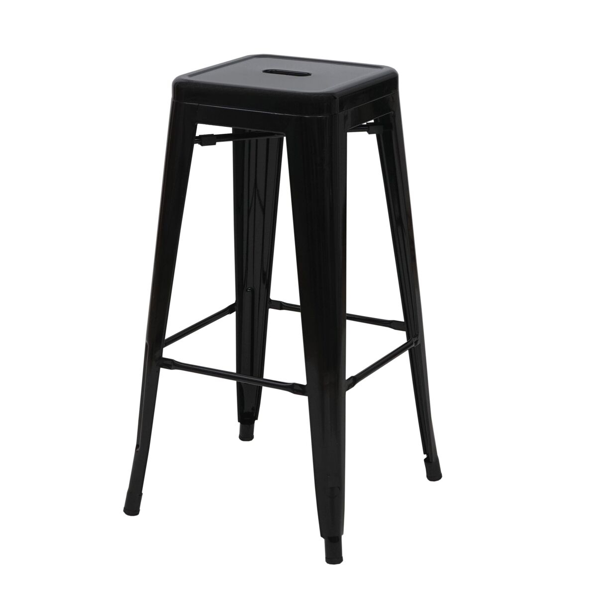 4x taburetes de bar de diseño industrial en metal