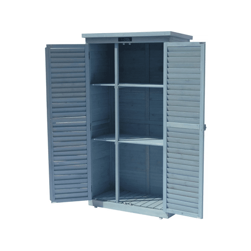 Armário para jardim Space - 87 x 46.5 x 160 cm - Azul céu