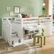 Cama alta para niños Cama alta para niños Blanco