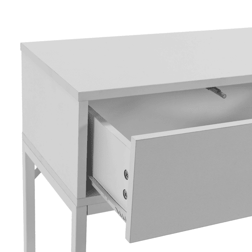 Mesa consola Auri 2 gavetas cor Branco Mesa consola Auri 2 gavetas cor Branco