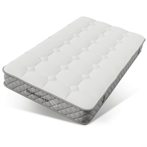 Cama individual 90x200 cm - Funcional com LED, USBTipo-C, arrumação e prateleiras - Branco