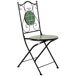 Conjunto mesa y 2 sillas de mosaico y forja Conjunto mesa y 2 sillas de mosaico y forja Negro/ Verde