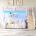 Cama alta para niños 254x95 Cama alta para niños 254x95 Blanco