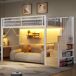 Cama alta para niños 254x95 Cama alta para niños 254x95 Blanco