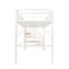 Cama alta para niños 254x95 Cama alta para niños 254x95 Blanco