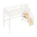 Cama alta para niños 254x95 Cama alta para niños 254x95 Blanco