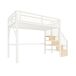 Cama alta para niños 254x95 Cama alta para niños 254x95 Blanco