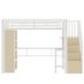Cama alta para niños 251x94 Cama alta para niños 251x94 Blanco