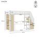 Cama alta para niños 251x94 Cama alta para niños 251x94 Blanco