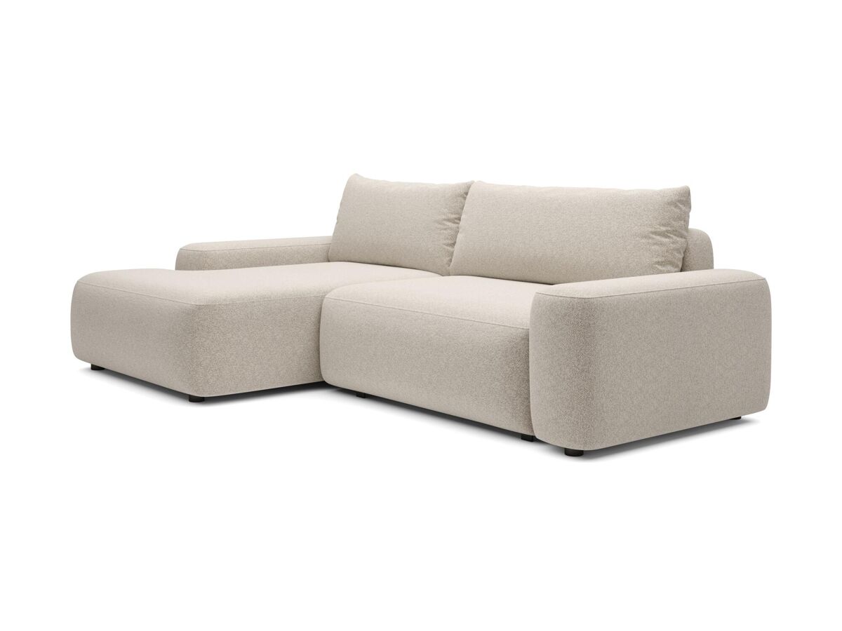 Sofá esquinero loop 264x162x87 beige