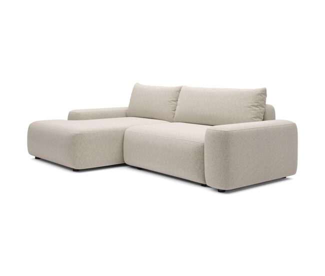 Sofá esquinero loop 264x162x87 beige